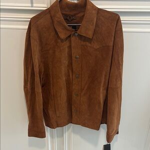 Frye Brown Suede Jacket